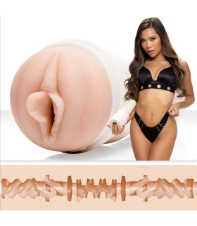 Мастурбатор вагина из киберкожи в колбе Fleshlight Girls Vina Sky Exotica, бежевый, 24.8 см - No Taboo