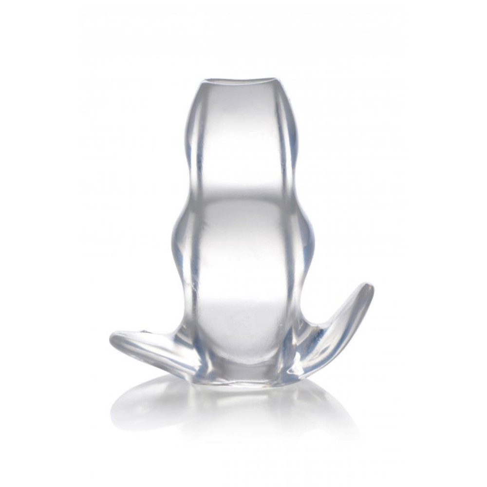 Анальная пробка туннель Master Series Clear View Hollow Anal Plug, прозрачная 13 х 4.3 см фото №0 — секс игрушки: Украина, NO TABOO