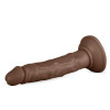 Фаллоимитатор реалистичный на присоске Real Fantasy Tyler Realistic Dildo, коричневый, 20 х 3.5 см фото №4 — секс игрушки: Украина, NO TABOO