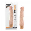 Реалистичный вибратор DR. SKIN VIBE 6 FLESH 20 22 x 4 см фото №2 — секс игрушки: Украина, NO TABOO