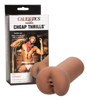 Мастурбатор анус реалістичний California Exotics Cheap Thrills The Cowboy, бежевий, 14 х 7.5 см - No Taboo