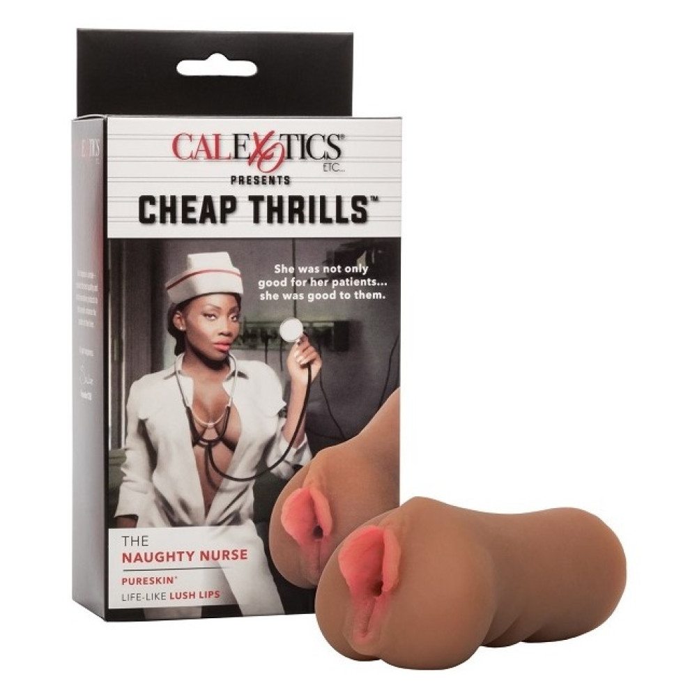 Мастурбатор вагина реалистичный California Exotics California Exotics Cheap Thrills Naughty Nurse, бежевая, 12 х 5.7 см фото №0 — секс игрушки: Украина, NO TABOO