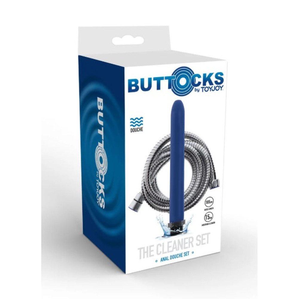 Набор для анального душа ToyJoy Buttocks The Cleaner Shower Set, 15 см фото №2 — секс игрушки: Украина, NO TABOO