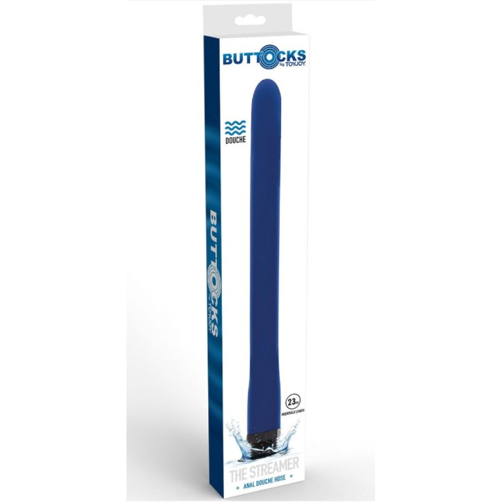 Насадка для анального душа ToyJoy The Surge Anal Douche, синяя, 30 х 2.4 см фото №2 — секс игрушки: Украина, NO TABOO