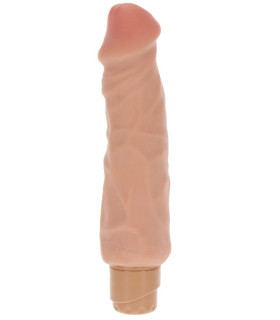 Вибратор реалистичный ToyJoy Dual Density Big Vibrator, бежевый, 23 х 5 см - No Taboo