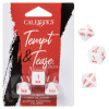 Эротическая игра для двоих CalExotics Tempt & Tease Dados кубики 3 шт, белые, фото №1 — секс шоп Украина, NO TABOO