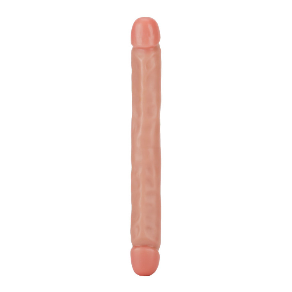 Фаллоимитатор двусторонний ToyJoy RealFeel Jr.Double Dong, бежевый, 32 х 3.6 см фото №0 — секс игрушки: Украина, NO TABOO