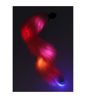 Анальная пробка с светящимся хвостом TABOOM Unicorn Tail & Buttplug LED - No Taboo