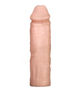 Насадка для увеличения члена NS Novelties Be Danny D Extension Enhancer, бежевая, 20 х 5 см - No Taboo