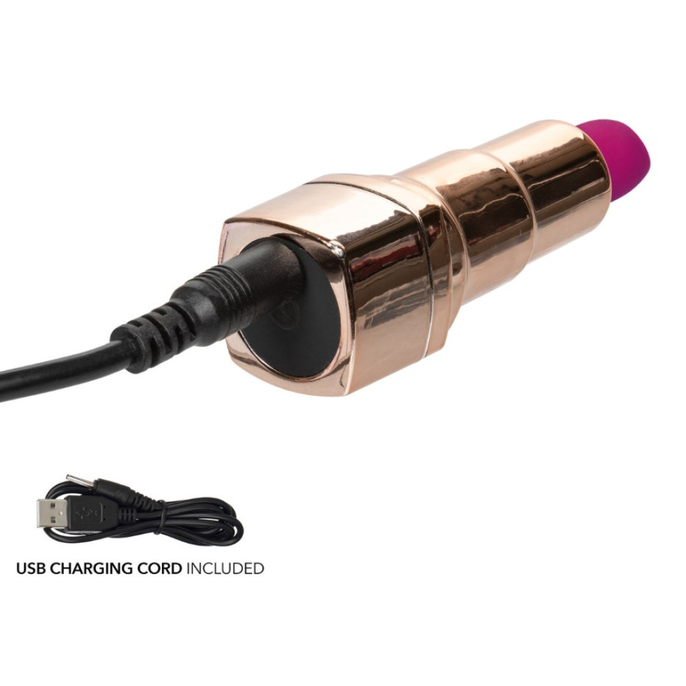 Вибратор в форме помады CalExotics Hide & Play Lipstick Recharge, 7.5 х 2 см фото №5 — секс игрушки: Украина, NO TABOO