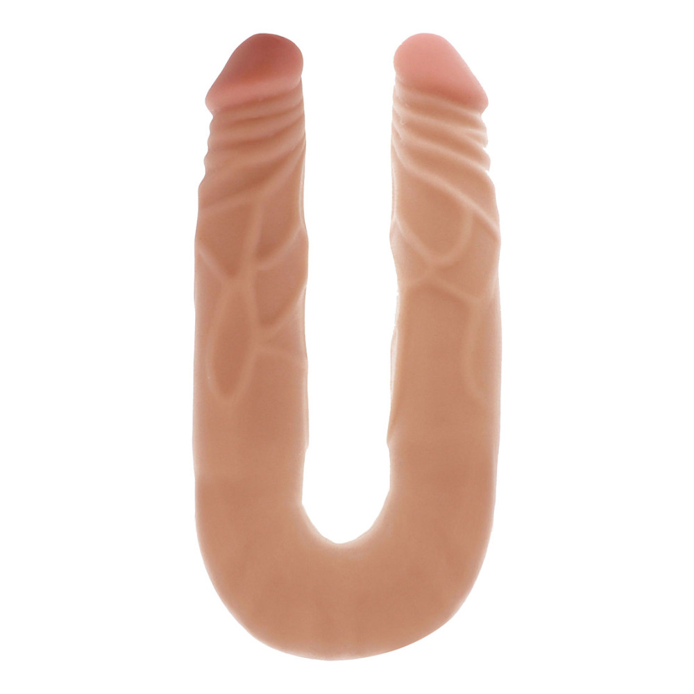 Двойной фаллоимитатор ToyJoy Double Dong, бежевый, 35 х 3.5 см фото №0 — секс игрушки: Украина, NO TABOO