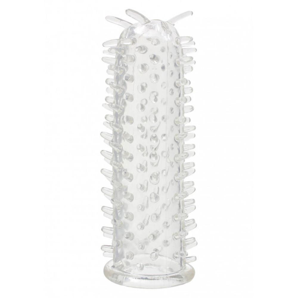 Насадка на пенис с шипиками Toy Joy Seduction Sleeve Clear, прозрачная, 11.5 х 1.9 см фото №0 — секс игрушки: Украина, NO TABOO