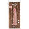 Фаллоимитатор реалистичный с присоской ToyJoy Deluxe Dual Density Dong, бежевый, 21 х 3.7 см фото №2 — секс игрушки: Украина, NO TABOO