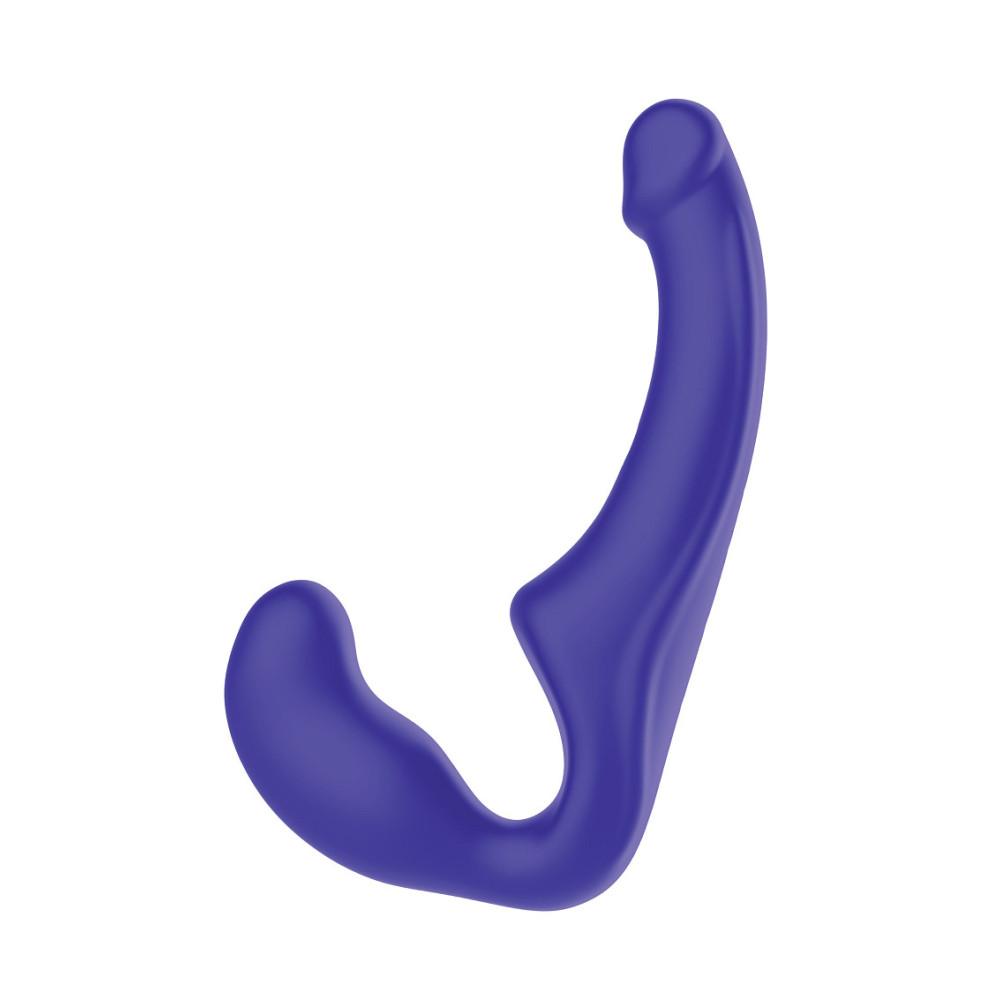 Страпон безремневый ToyJoy Bend Over Boyfriend, силиконовый, фиолетовый, 23 х 4.5 см фото №0 — секс игрушки: Украина, NO TABOO