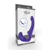 Страпон безремневый ToyJoy Bend Over Boyfriend, силиконовый, фиолетовый, 23 х 4.5 см фото №2 — секс игрушки: Украина, NO TABOO