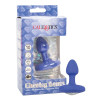 Анальная пробка с вибрацией CalExotics Vibrating Probe Cheeky Gems, синяя, 5 х 2 см фото №1 — секс игрушки: Украина, NO TABOO