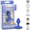 Анальная пробка с вибрацией CalExotics Vibrating Probe Cheeky Gems, синяя, 5 х 2 см фото №5 — секс игрушки: Украина, NO TABOO