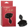 Анальная пробка в виде розы CalExotics Small Rose Anal Plug, силиконовая, черная, 7.5 х 3.2 см фото №1 — секс игрушки: Украина, NO TABOO