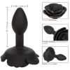 Анальная пробка в виде розы CalExotics Small Rose Anal Plug, силиконовая, черная, 7.5 х 3.2 см фото №7 — секс игрушки: Украина, NO TABOO