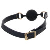 Кляп силиконовый NS Novelties Bondage Couture Ball, 4.3 см, фото №5 — секс шоп Украина, NO TABOO