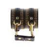 Поножы Taboom Vogue Vogue Studded Ankle Cuffs Set из веганской кожи, черные , фото №2 — секс шоп Украина, NO TABOO