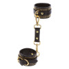 Поножы Taboom Vogue Vogue Studded Ankle Cuffs Set из веганской кожи, черные , фото №3 — секс шоп Украина, NO TABOO
