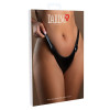 Трусики Daring Intimates High Waisted Wetlook Panty, черные, S, фото №2 — секс шоп Украина, NO TABOO
