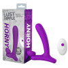Вибратор со стимуляцией клитора Chisa Horny hunter vibrating в форме буквы L, фиолетовый, 16 х 3.8 см фото №1 — секс игрушки: Украина, NO TABOO