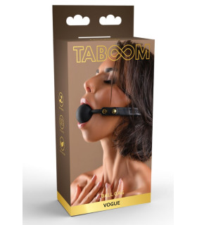 Кляп Taboom Vogue Ball Gag, черный, 4.1 см - No Taboo