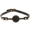 Кляп Taboom Vogue Ball Gag, черный, 4.1 см, фото №4 — секс шоп Украина, NO TABOO
