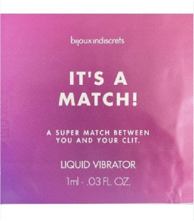 Пробник Жидкий вибратор bijoux indiscrets Liquide vibrator It`s a Match, 1 мл - No Taboo