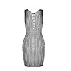 Платье сетка Passion Bodystocking BS097, черное, One size, фото №4 — секс шоп Украина, NO TABOO