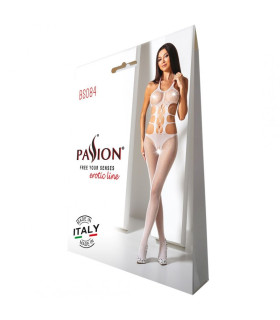 Комбинезон Passion BS084, белый, One size - No Taboo