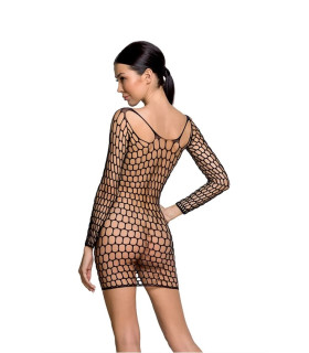 Платье сетка Passion BS093, черное, One size - No Taboo