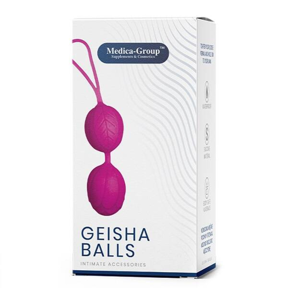 Вагинальные шарики силиконовые Medica-Group Geisha Balls, фиолетовые, 3.6 см фото №0 — секс игрушки: Украина, NO TABOO