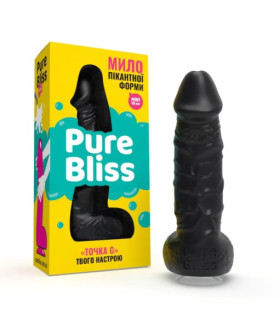 Мило пікантної форми Pure Bliss Mini, чорне, 15 см - No Taboo