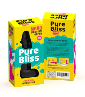 Мило пікантної форми Pure Bliss Mini, чорне, 15 см - No Taboo