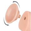 Фаллоимитатор реалистичный на присоске Lovetoy Sliding-Skin Dual Layer Dong, бежевый, 24 х 4.3 см фото №6 — секс игрушки: Украина, NO TABOO