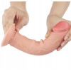 Фаллоимитатор реалистичный на присоске Lovetoy Sliding-Skin Dual Layer Dong, бежевый, 20 х 3.8 см фото №5 — секс игрушки: Украина, NO TABOO