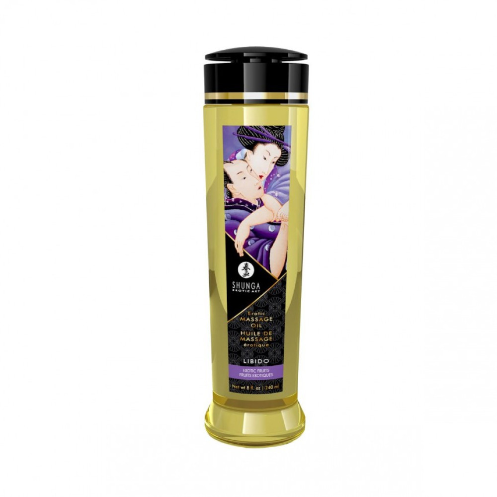 Массажное масло Shunga Erotic Massage Oil Libido/Exotic Fruits, 240 мл, фото №0 — секс шоп Украина, NO TABOO