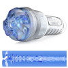 Мастурбатор вагина в колбе Fleshlight Turbo Thrust Blue Ice (RP), из киберкожи, прозрачный фото №1 — секс игрушки: Украина, NO TABOO