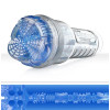 Мастурбатор из киберкожи Fleshlight Turbo Core Blue Ice (RP), прозрачный, 25 х 10 см фото №1 — секс игрушки: Украина, NO TABOO