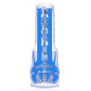 Мастурбатор из киберкожи Fleshlight Turbo Core Blue Ice (RP), прозрачный, 25 х 10 см фото №4 — секс игрушки: Украина, NO TABOO