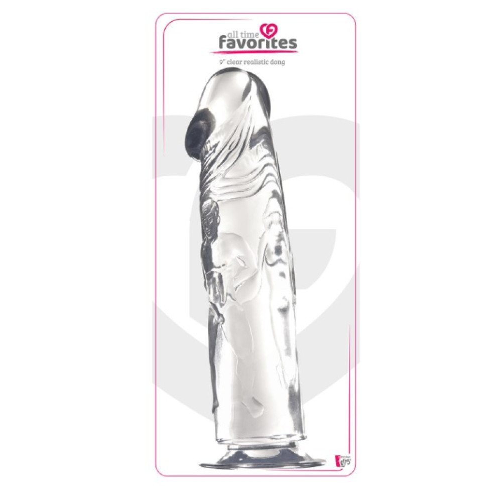 Фаллоимитатор на присоске Dreamtoys All Time Favorites прозрачный, 23.5 х 5.1 см фото №2 — секс игрушки: Украина, NO TABOO