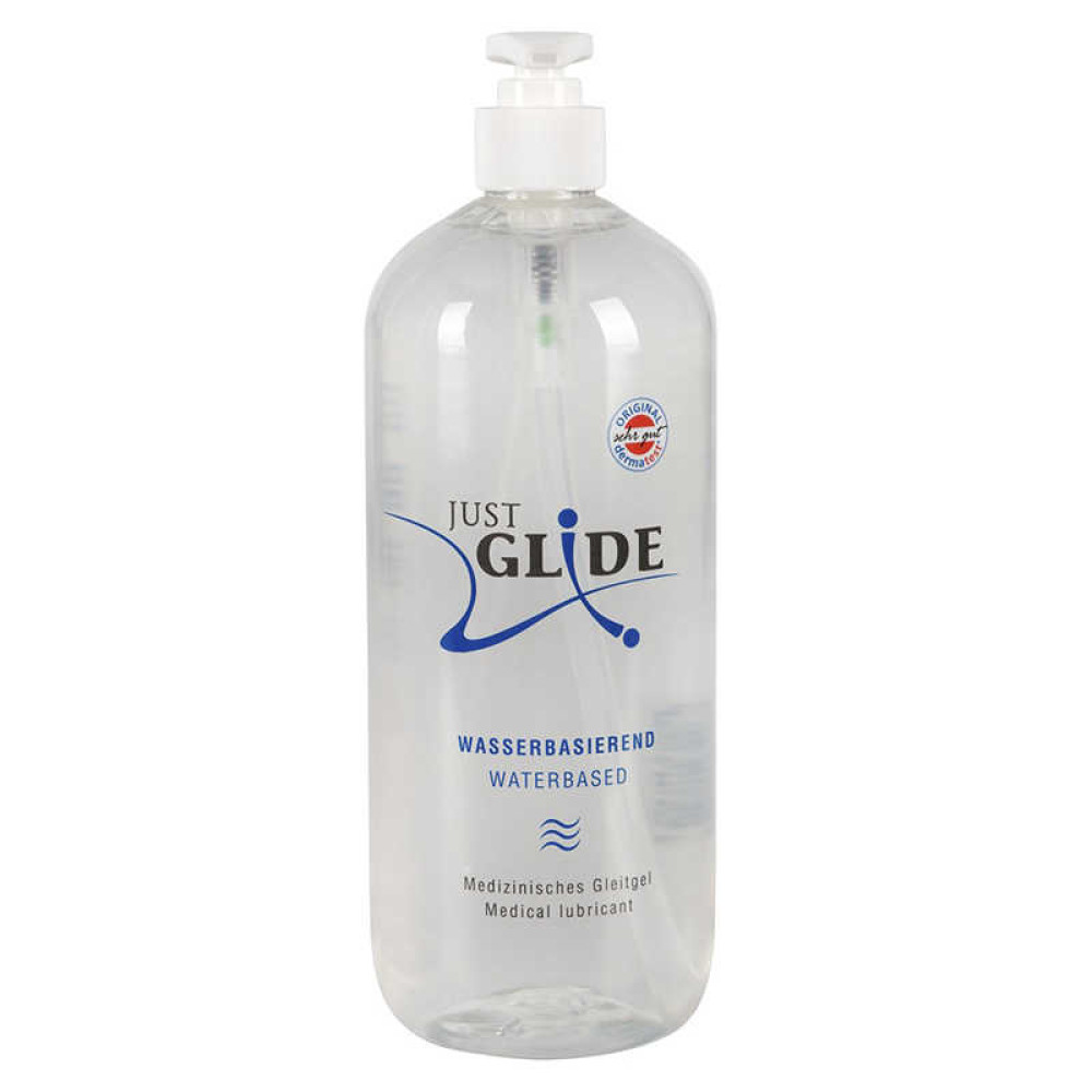 Смазка вагинальная Just Glide Waterbased 1000ml, фото №0 — секс шоп Украина, NO TABOO