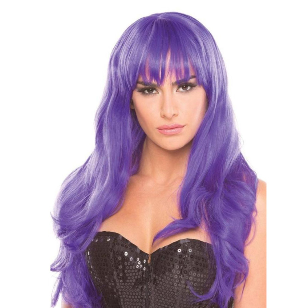 Парик с челкой Burlesque Wig, фиолетовый , фото №0 — секс шоп Украина, NO TABOO