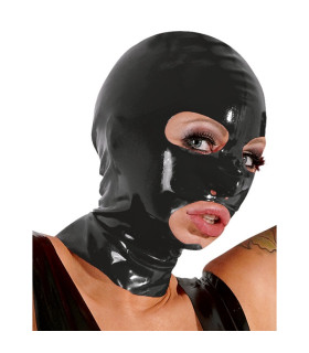 Маска латексная LateX черная унисекс - No Taboo
