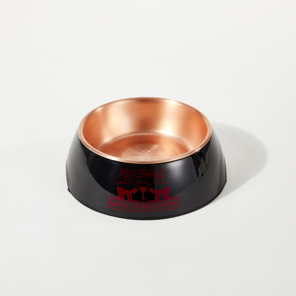 Миска для BDSM Pet-Play (игры в хозяина и питомца) UPKO х TOUCHDOG Puppy's Bowl, черная, фото №3 — секс шоп Украина, NO TABOO