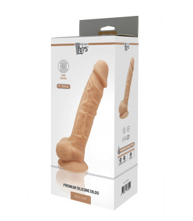 Фалоімітатор термоактивний Dream Toys на присоску, тілесний, 23 см х 4 см - No Taboo