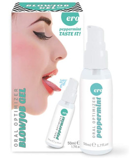 Гель для орального секса HOT Oral Optimizer со вкусом мяты, 50 мл - No Taboo
